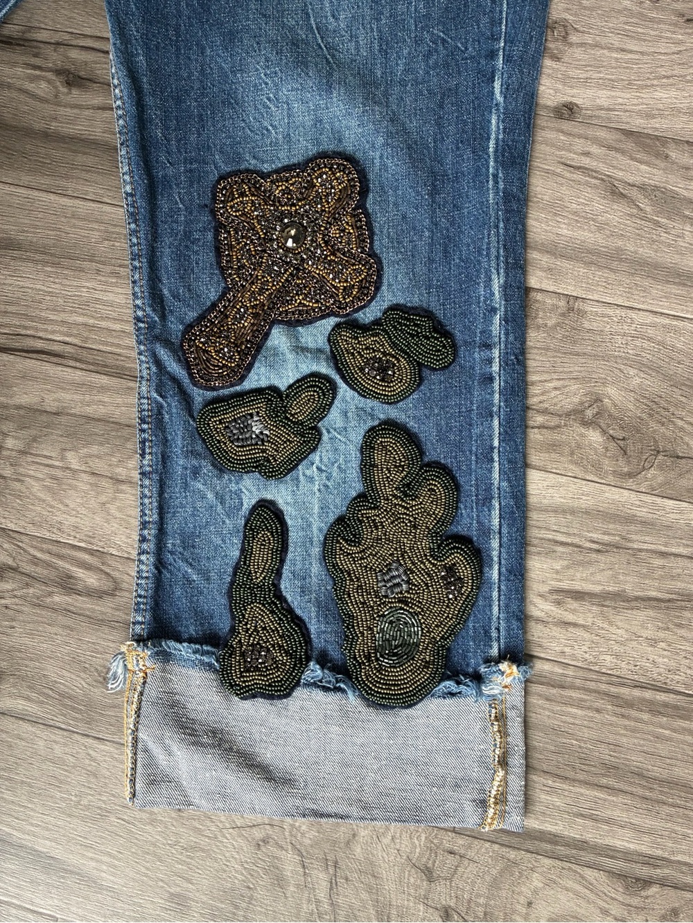 Animale Brazil Beaded
Cropped Jeans Women Size 42
Blue Designer
Denim.100%Cotton - Picture 12 of 16